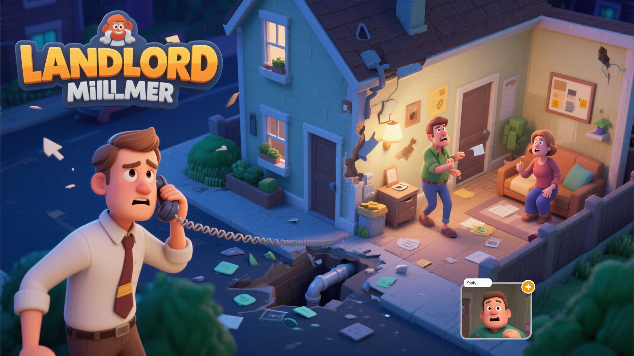 实现收租理想！《房东模拟器（LANDLORD）》Steam页面正式亮相