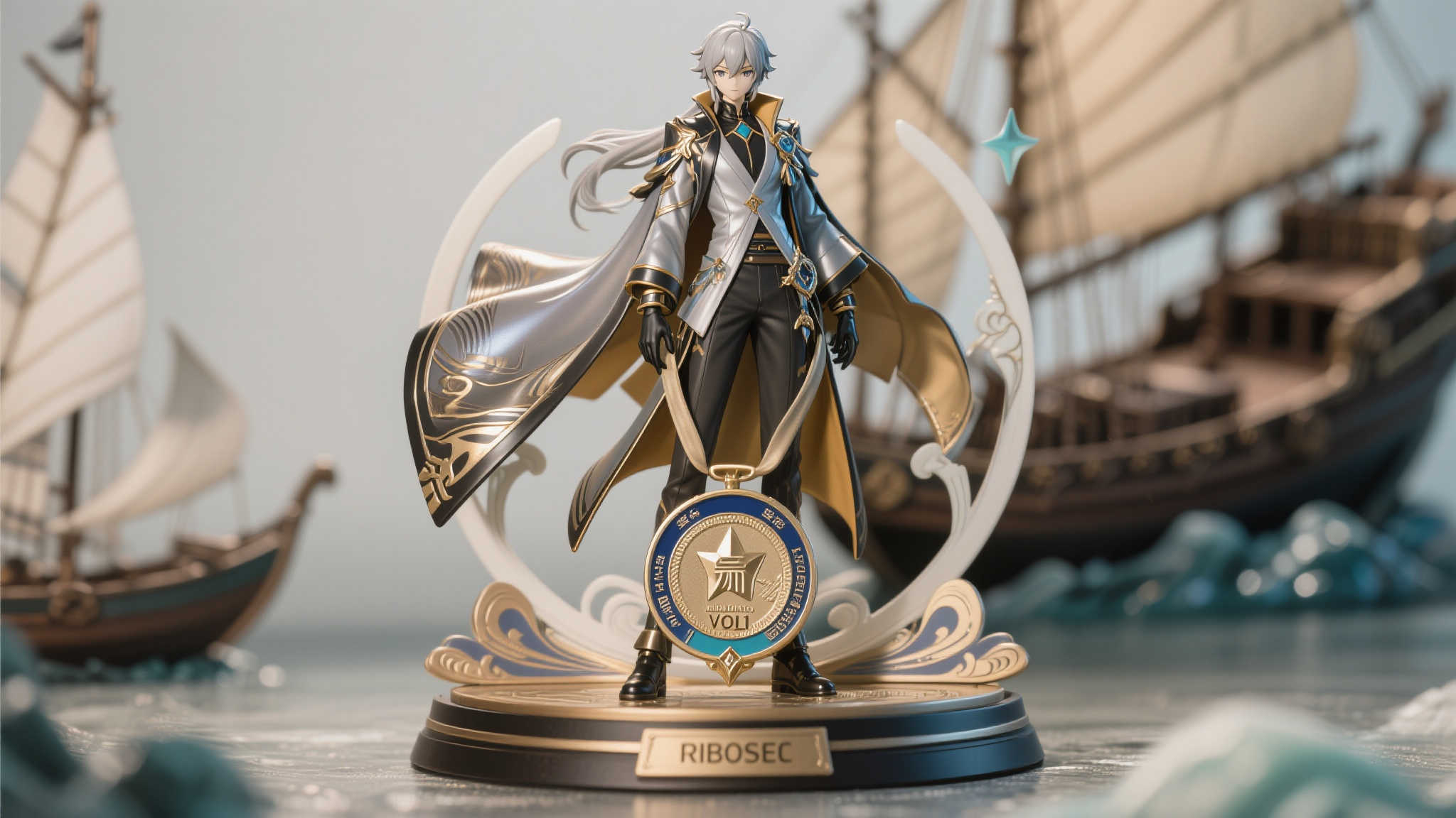 RIBOSE《崩坏：星穹铁道》无名客系列VOL1景元精致手办