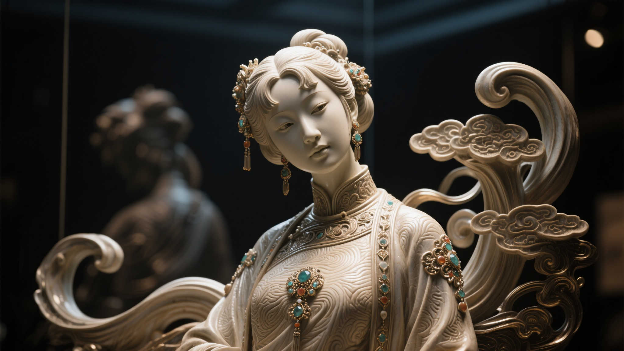 《黑神话：悟空》四妹全身雕像亮相，明日预售开启！